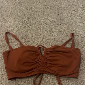 Shade & Shore Terracotta Ruched Camisole